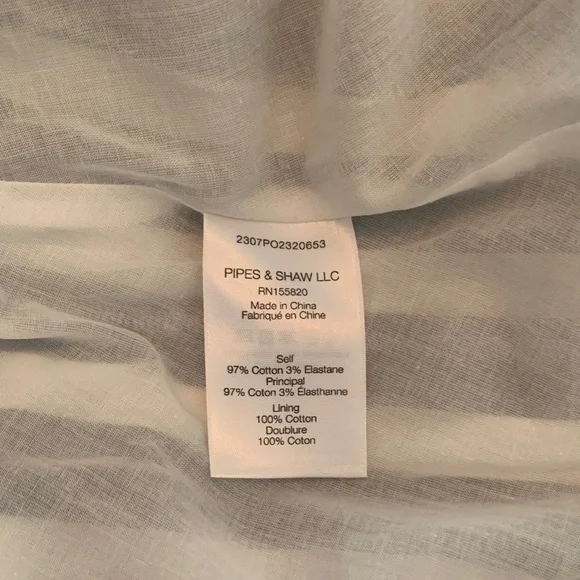 Veronica Beard Striped Navy and Cream Midi Dress - Picture 7 of 12